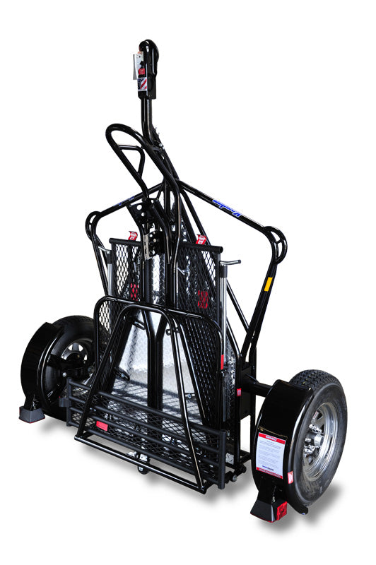 Kendon Premium Single Ride-Up BB107RU-A Motorcycle Trailer 1,300 LB GVWR – manufacturer media image 1