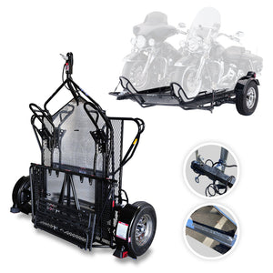 Kendon GO! Single / GO! Dual Ride-Up BB207RU-GO (dual) Motorcycle Trailer 2,000 LB GVWR – manufacturer media image 1