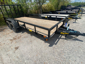 Big Tex 60PI Pipe-Top Utility 60 in deck factory family Contractor Trailer 6,000 LB GVWR – manufacturer media image 2