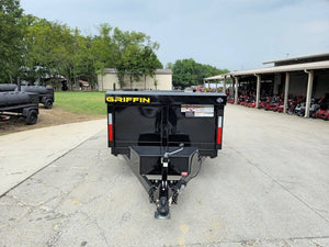 6' × 12' Heavy-Duty Dump Trailer — 2 ft Sides, Dual 5,200 lb Axles, 10,000 lb GVWR