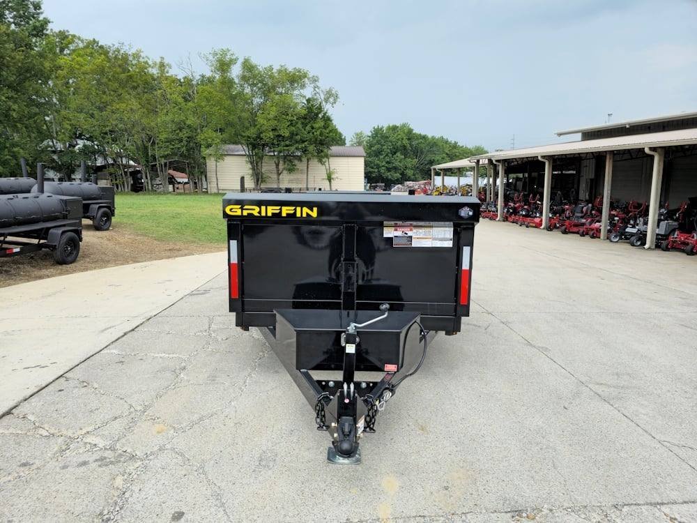6' × 12' Heavy-Duty Dump Trailer — 2 ft Sides, Dual 5,200 lb Axles, 10,000 lb GVWR
