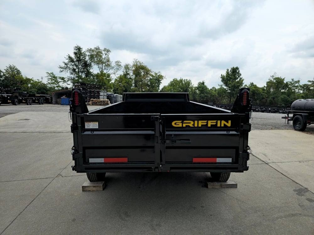 6' × 12' Heavy-Duty Dump Trailer — 2 ft Sides, Dual 5,200 lb Axles, 10,000 lb GVWR