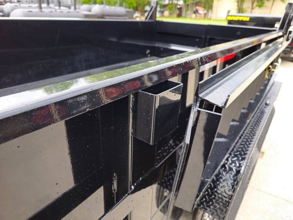 6' × 12' Heavy-Duty Dump Trailer — 2 ft Sides, Dual 5,200 lb Axles, 10,000 lb GVWR