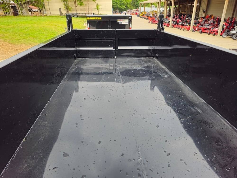 6' × 12' Heavy-Duty Dump Trailer — 2 ft Sides, Dual 5,200 lb Axles, 10,000 lb GVWR