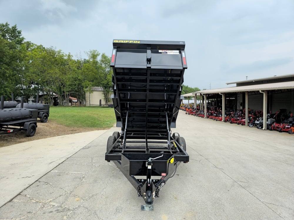 6' × 12' Heavy-Duty Dump Trailer — 2 ft Sides, Dual 5,200 lb Axles, 10,000 lb GVWR
