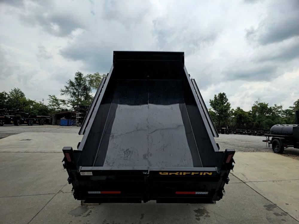 6' × 12' Heavy-Duty Dump Trailer — 2 ft Sides, Dual 5,200 lb Axles, 10,000 lb GVWR