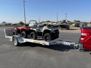 Aluma 6812H / 6814H 68 in x 171 in (6814H) ATV and UTV Trailer 7,000 LB GVWR – manufacturer media image 1