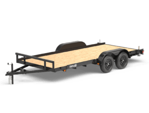 Carry-On 7K Tandem Car Hauler 7 ft x 14 ft, 16 ft, 18 ft Open Car Hauler Trailer 7,000 LB GVWR – manufacturer media image 1