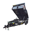 7 by 12 hydraulic dump trailer with 2 ft sides, 12K GVWR