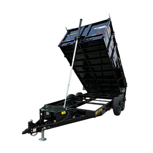 7 by 14 telescopic dump trailer with 4 ft sides, 14K GVWR