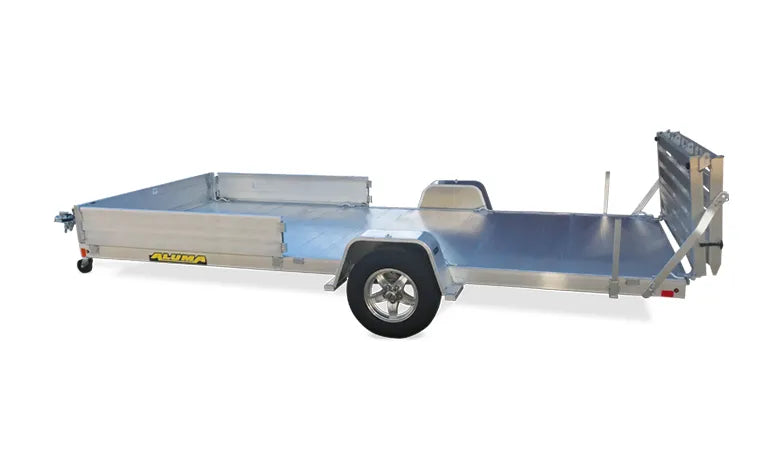 Aluma 8112BT / 8114BT / 8115BT 80.75 in x 145 in / 171 in / 180 in ATV and UTV Trailer 7,000 LB GVWR – manufacturer media image 1