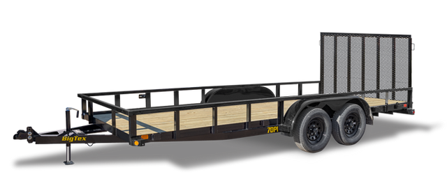 Big Tex 70ST Tilt Trailer 81 in x 13 ft, 16 ft Tilt Trailer 7,000 LB GVWR – manufacturer media image 1