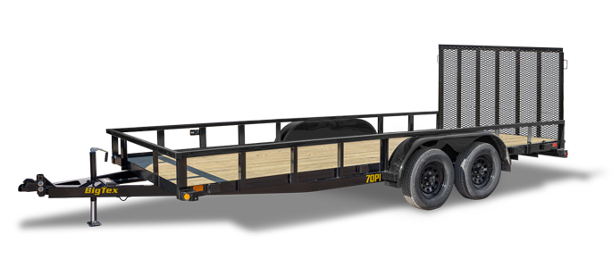 Big Tex 16TI Tilt Trailer 83 in x 20 ft, 22 ft, 24 ft Tilt Trailer 17,600 LB GVWR – manufacturer media image 1