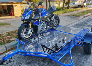 Kendon Premium Dual Ride-Up BB207RU-A Motorcycle Trailer 2,000 LB GVWR – manufacturer media image 4
