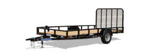 Load Trail UE Angle Utility Contractor Trailer 7,000 LB GVWR – manufacturer media image 1