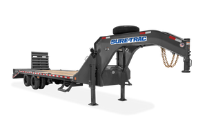 Sure-Trac Pro Deckover 8.5 ft x 25 ft-40 ft Deckover Trailer 32,000 LB GVWR – manufacturer media image 1