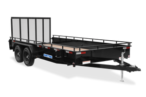 Sure-Trac Steel High Side Utility 5 ft-7 ft widths Landscape Trailer 9,990 LB GVWR – manufacturer media image 1