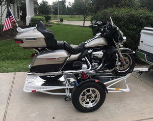 Kendon Premium Single Ride-Up BB107RU-A Motorcycle Trailer 1,300 LB GVWR – manufacturer media image 5