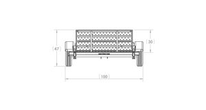 Karavan Steel Floor Utility 6 ft x 12 ft ATV and UTV Trailer 7,000 LB GVWR – manufacturer media image 3