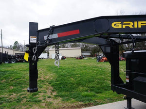 7' × 16' Gooseneck Hydraulic Dump Trailer — 2 ft Sides, Dual 7,000 lb Axles, 14,000 lb GVWR