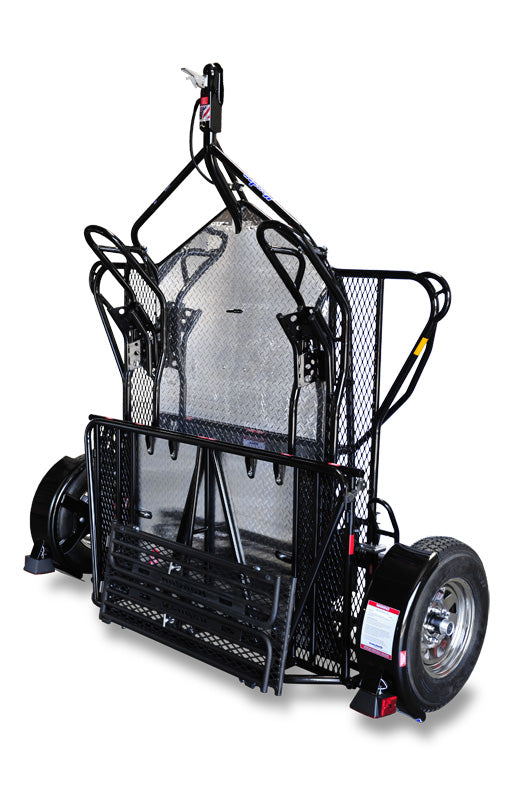 Kendon Premium Dual Ride-Up BB207RU-A Motorcycle Trailer 2,000 LB GVWR – manufacturer media image 1