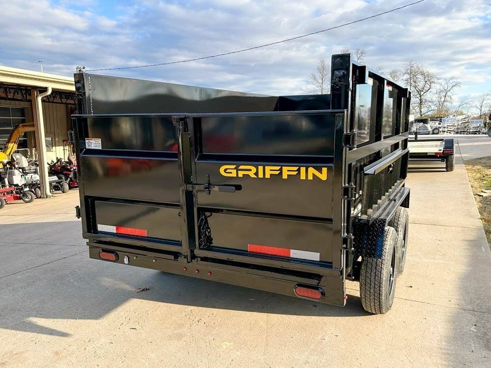 6' × 12' Hydraulic Dump Trailer — 4 ft Sides, Dual 5,200 lb Axles, 10,400 lb GVWR