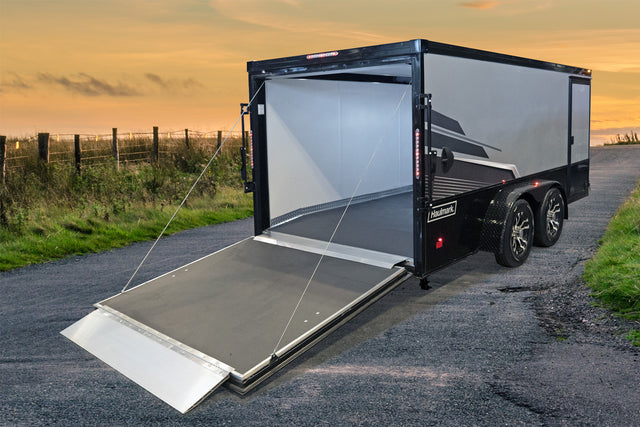 Haulmark Edge Low Hauler WT2 12 ft-20 ft length Motorcycle Trailer 7,000 LB GVWR – manufacturer media image 1