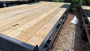 Big Tex 14OA Over-Axle Flatbed 102 in x 16 ft, 18 ft, 20 ft, 22 ft, 24 ft Flatbed Trailer 15,400 LB GVWR – manufacturer media image 2