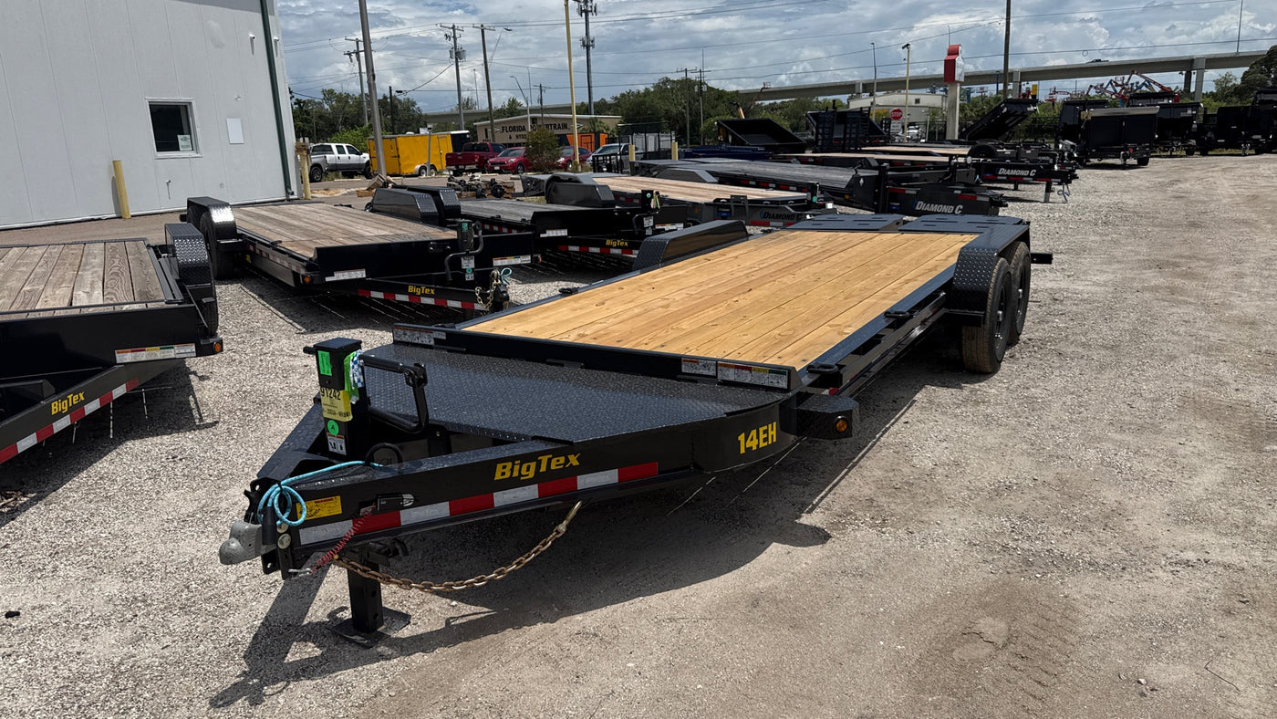 Big Tex 14EH Equipment Trailer 83 in x 16 ft, 18 ft, 20 ft, 22 ft, 24 ft Equipment Trailer 14,000 LB GVWR – manufacturer media image 1