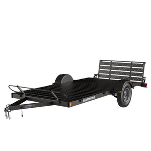 Karavan Steel Floor Utility 6 ft x 12 ft ATV and UTV Trailer 7,000 LB GVWR – manufacturer media image 1