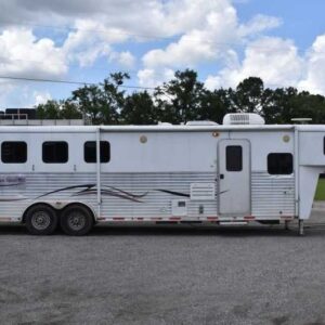 2007 American Spirit 8410GLQ 4 Horse Trailer with 10' Short Wall