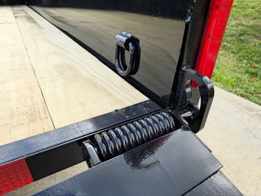 5' X 10' Utility Trailer Straight Deck 18" Sides Tall Gate - Image 12