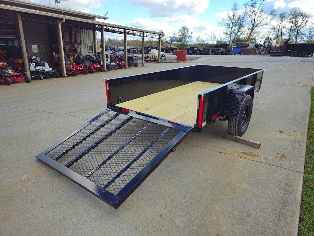 5' X 10' Utility Trailer Straight Deck 18" Sides Tall Gate - Image 19