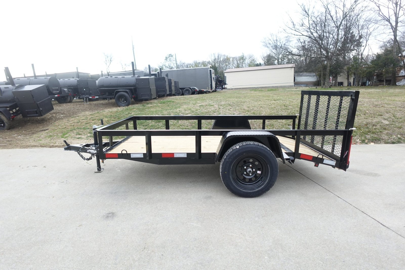5x10 Utility Trailer Powder Coated Dovetail 3500lb Axle - Image 3