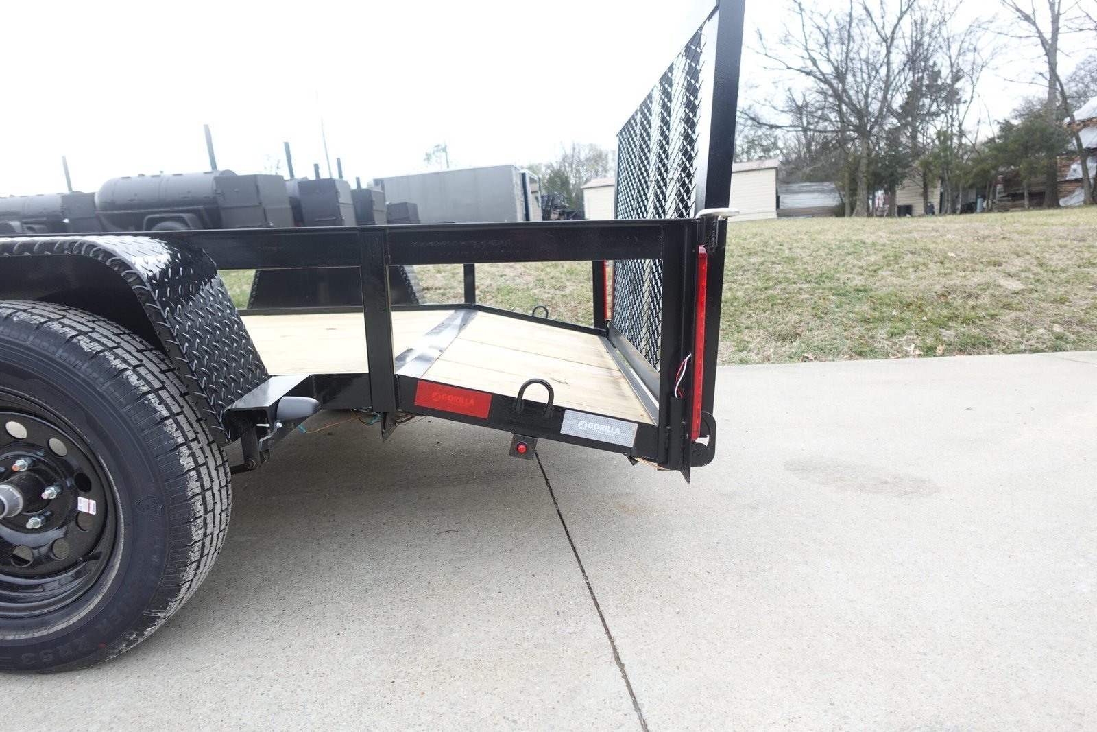 5x10 Utility Trailer Powder Coated Dovetail 3500lb Axle - Image 6
