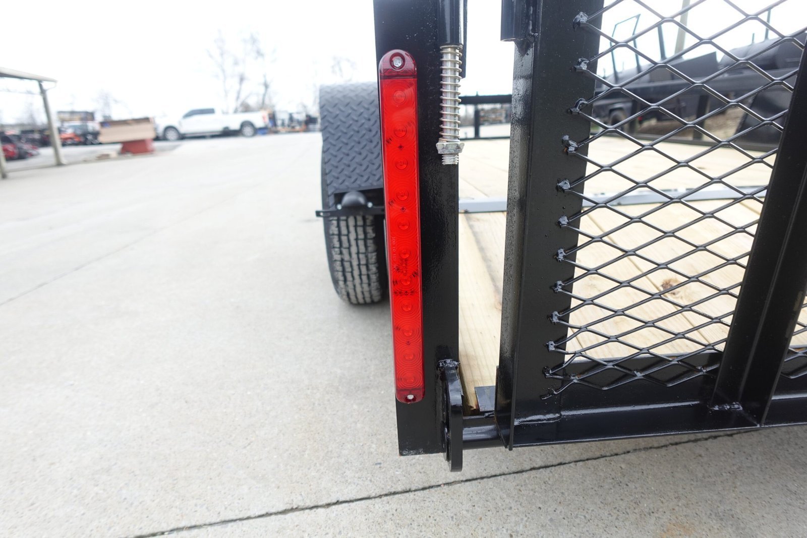 5x10 Utility Trailer Powder Coated Dovetail 3500lb Axle - Image 7