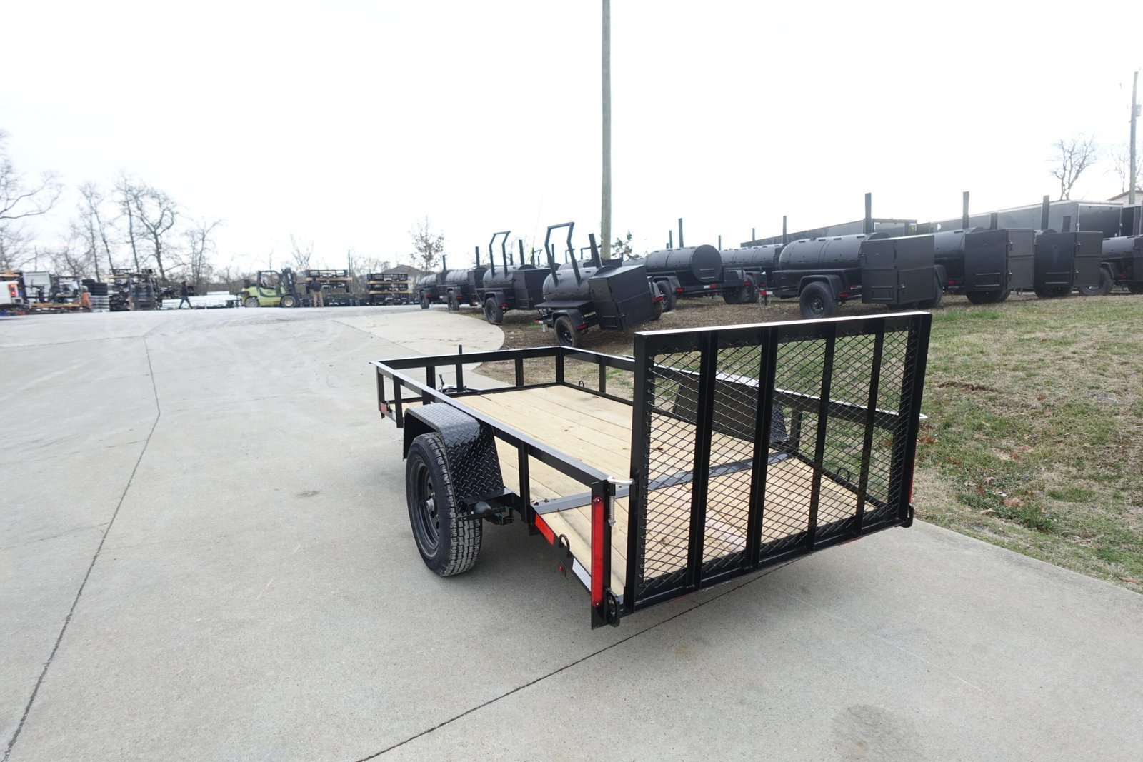 5x10 Utility Trailer Powder Coated Dovetail 3500lb Axle - Image 8