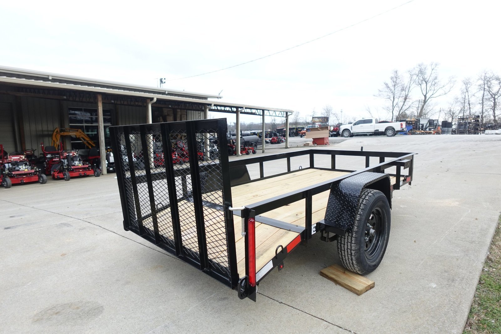 5x10 Utility Trailer Powder Coated Dovetail 3500lb Axle - Image 10