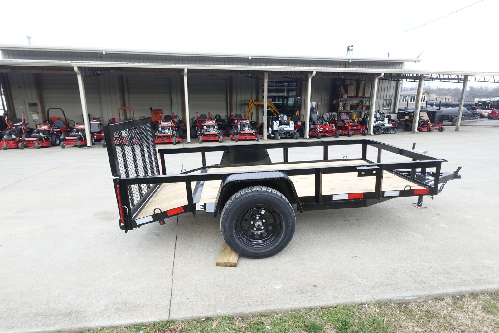 5x10 Utility Trailer Powder Coated Dovetail 3500lb Axle - Image 11