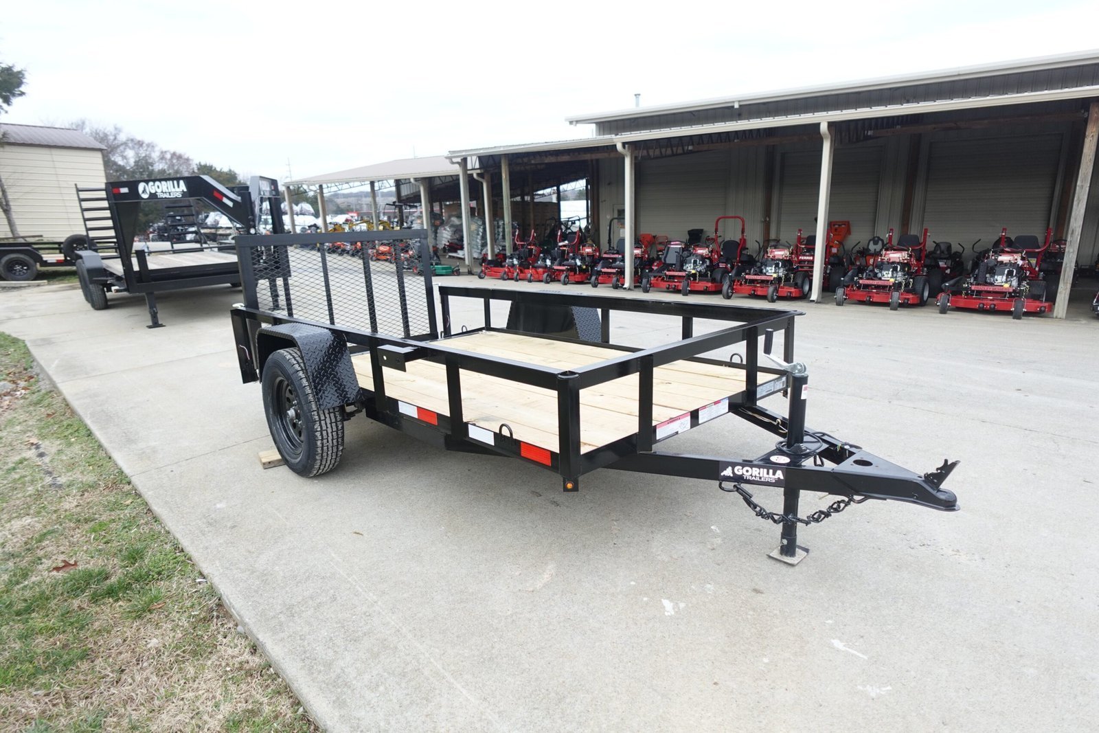 5x10 Utility Trailer Powder Coated Dovetail 3500lb Axle - Image 12