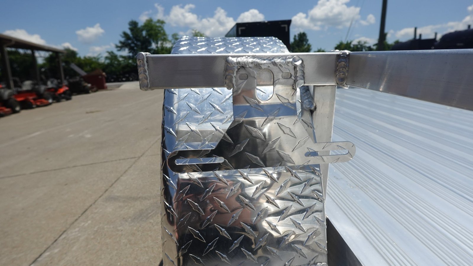 5' x 10' Aluminum Utility Trailer W Gate and Mag Wheels 3500lb Axle - Image 14