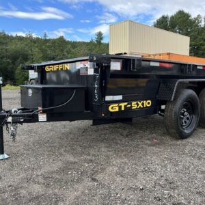 2024 Griffin Trailers 5x10 7K Powder Coated Dump w/Barn Door Gate
