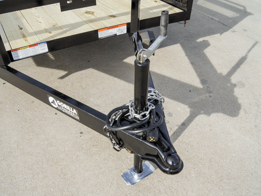 6.4x12 Dovetail Utility Trailer with Side Baskets (2) 3500lb Axles - Image 9