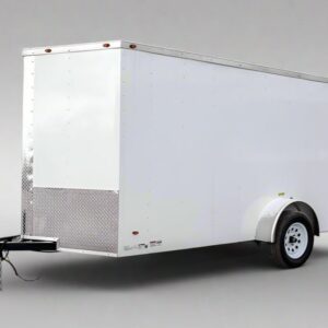 6x12 V-Nose Enclosed Trailer 3,500lb Axle