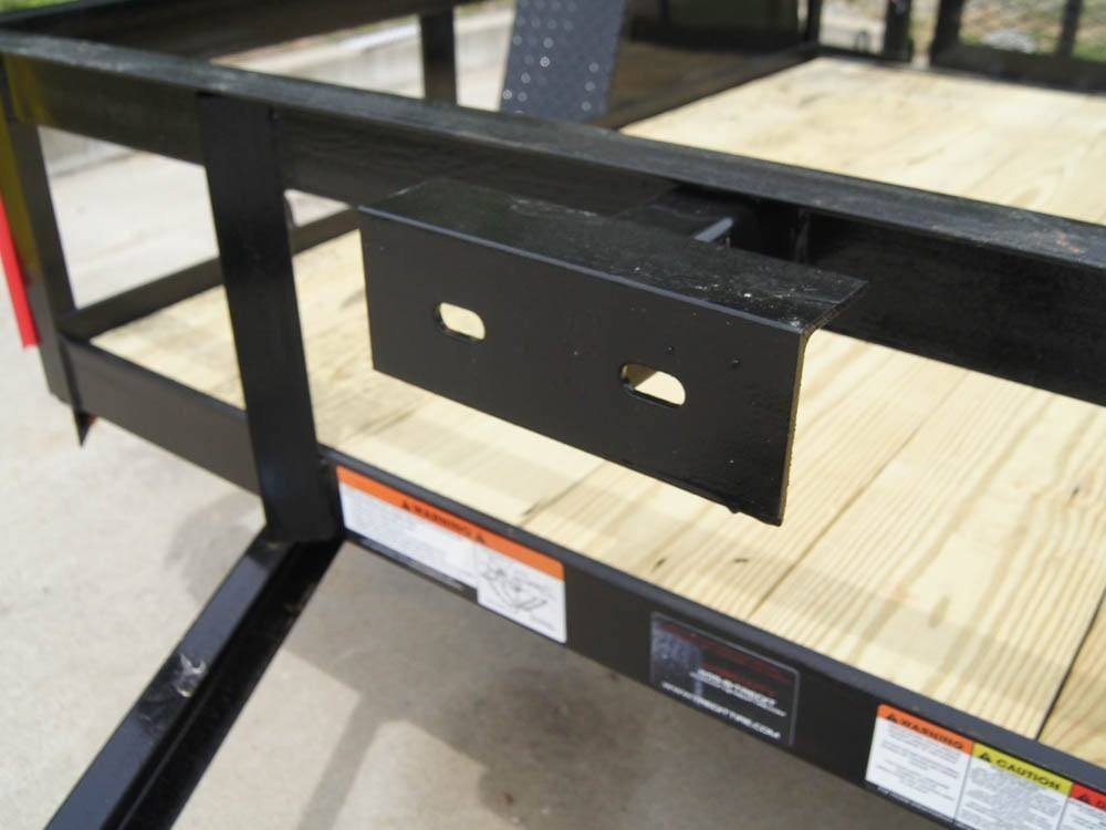 5x8 Powder Coated Dovetail Utility Trailer Single 3,500lb Axle - Image 9